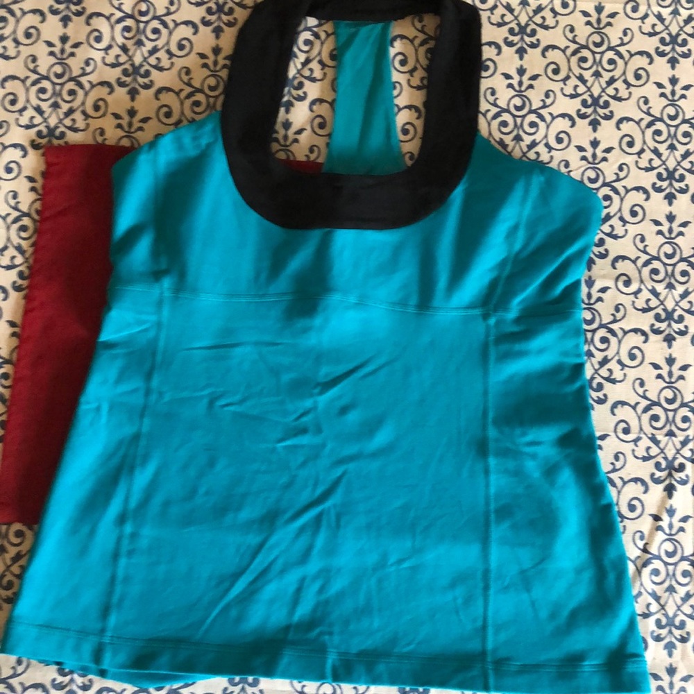 Teal & Black Tank